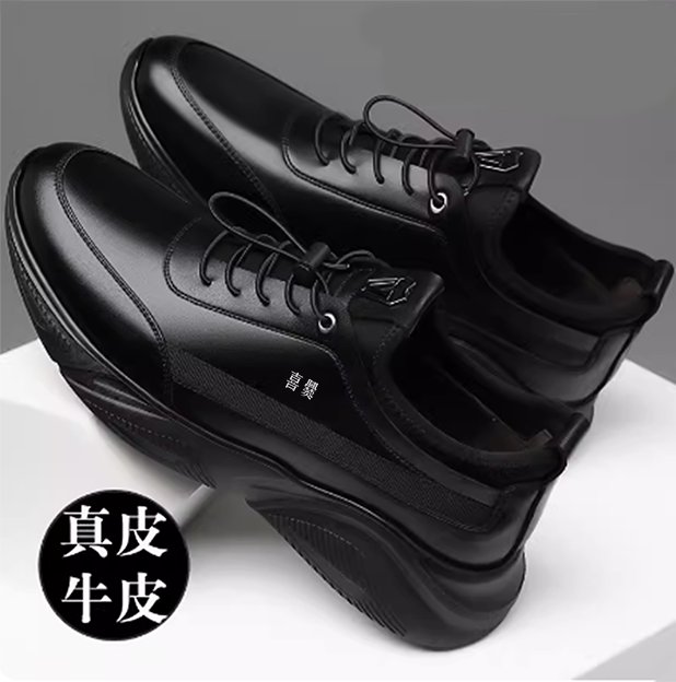 喜爨真皮皮鞋